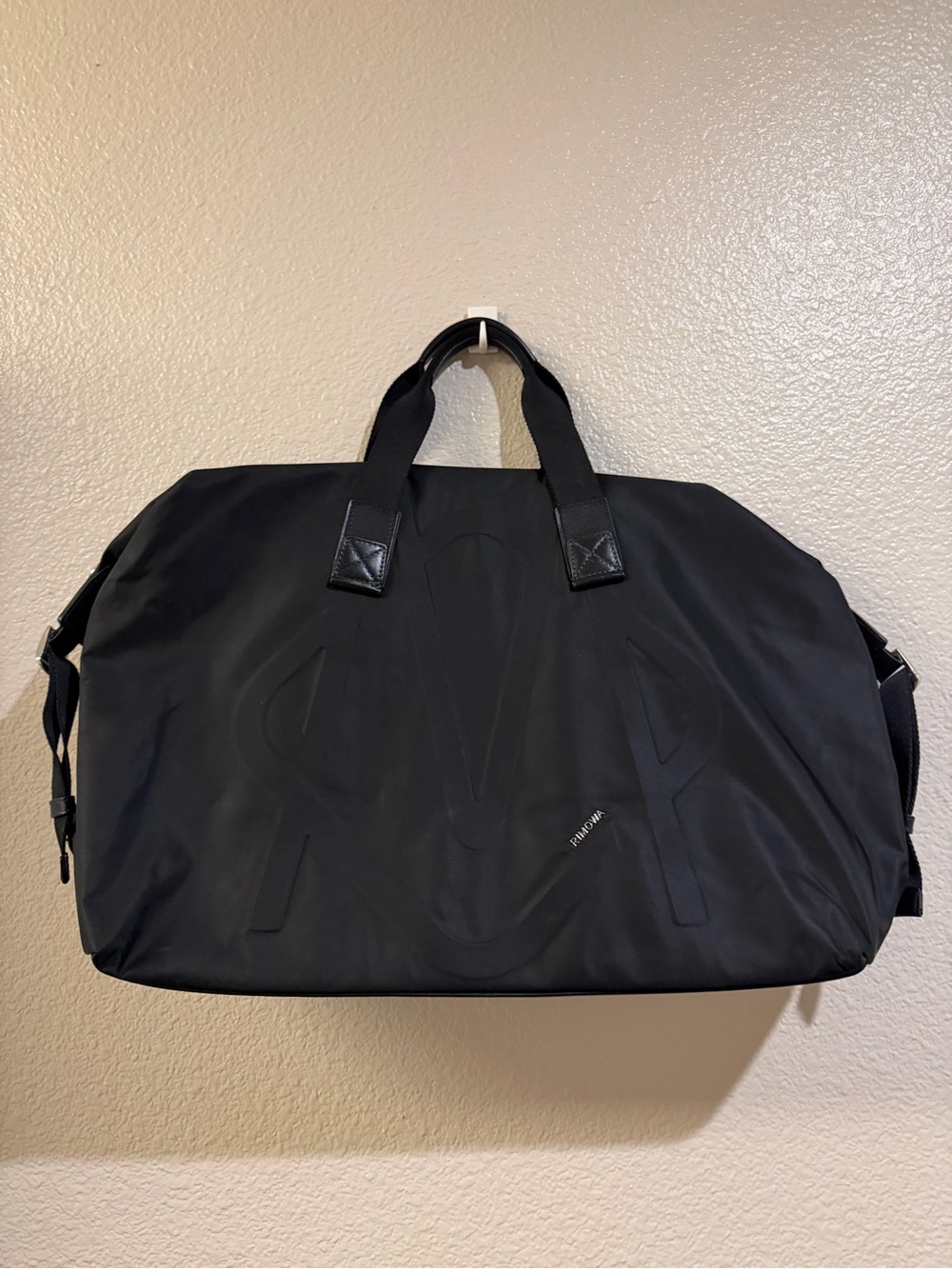 RIMOWA Black Men's Duffel with Adjustable Shoulder Strap